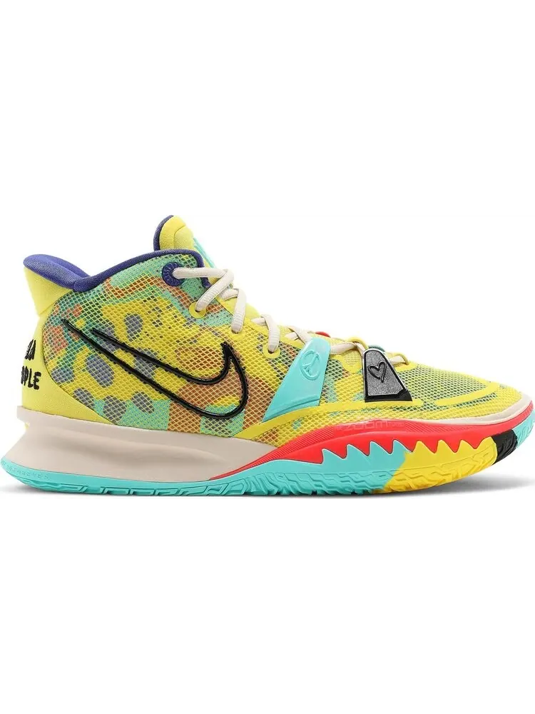 Кроссовки Nike Kyrie 7 '1 World 1 People' — изображение 1 из 8, желтый