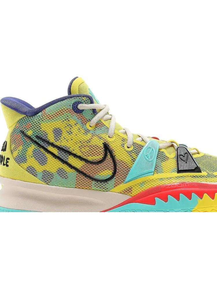 Кроссовки Nike Kyrie 7 '1 World 1 People' — изображение 2 из 8, желтый