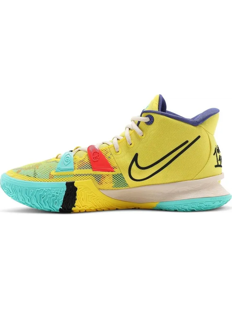 Кроссовки Nike Kyrie 7 '1 World 1 People' — изображение 3 из 8, желтый
