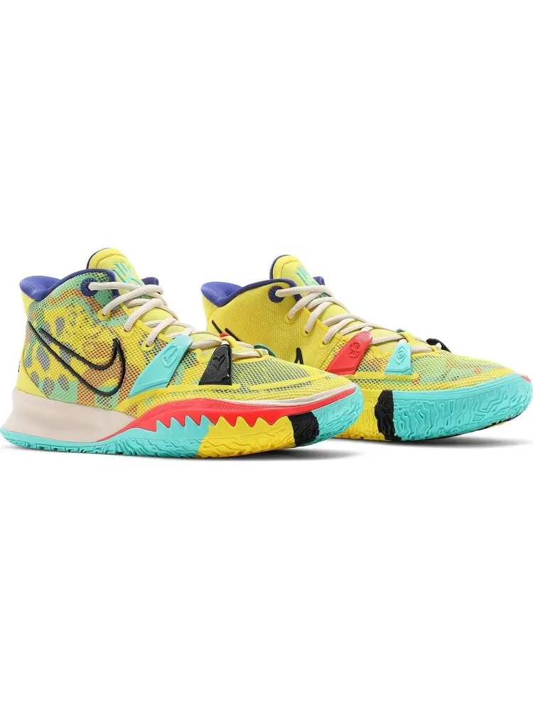 Кроссовки Nike Kyrie 7 '1 World 1 People' — изображение 8 из 8, желтый