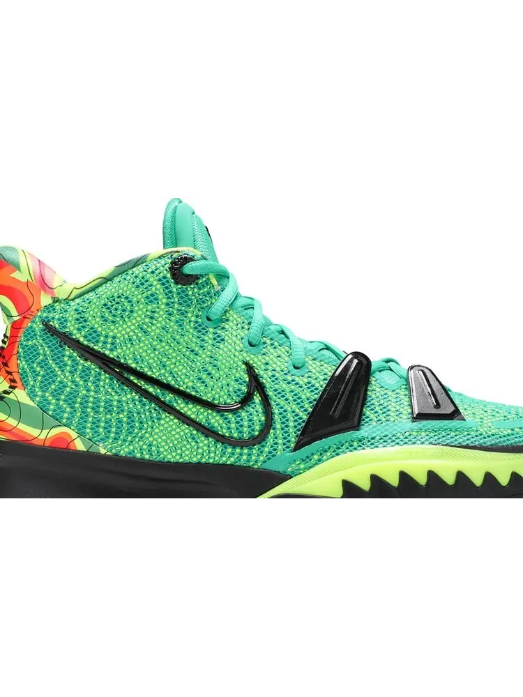 Кроссовки Nike Kyrie 7 EP 'Weatherman' — изображение 2 из 8, зеленый