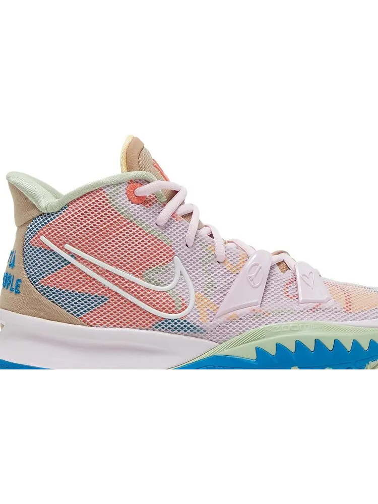 Кроссовки Nike Kyrie 7 EP '1 World 1 People - Regal Pink' — изображение 2 из 8, розовый