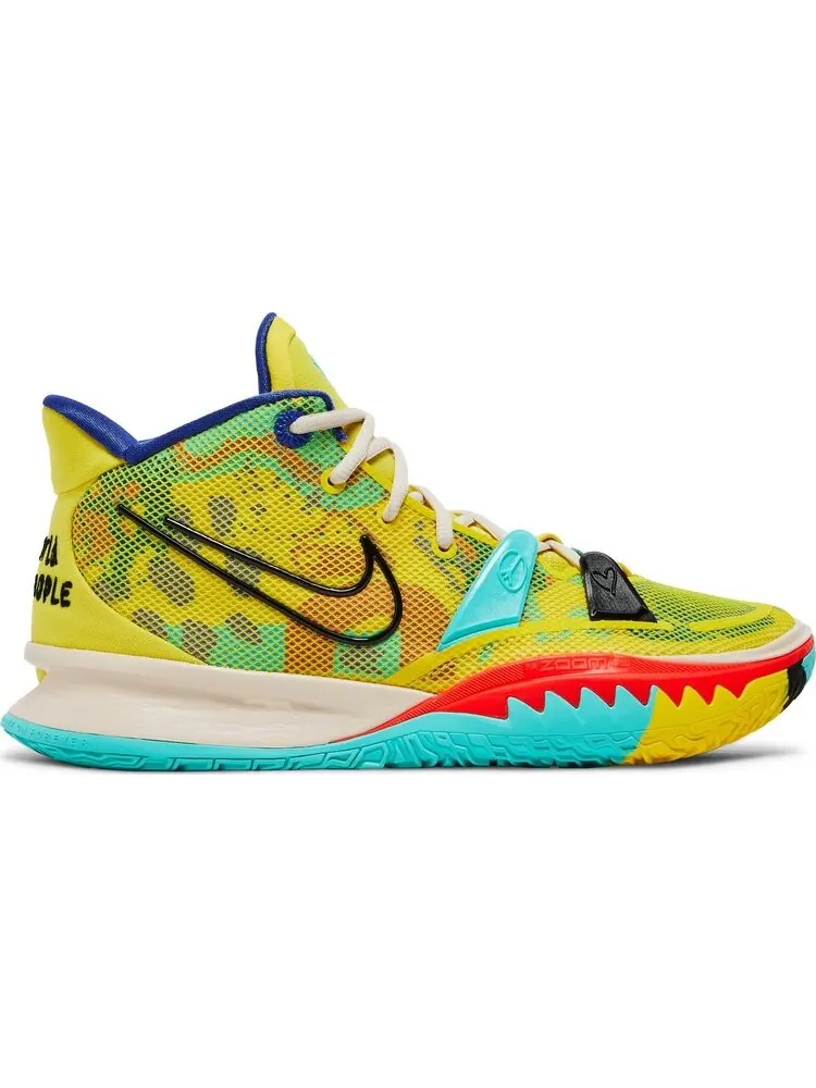 Кроссовки Nike Kyrie 7 EP '1 World 1 People' — изображение 1 из 8, желтый
