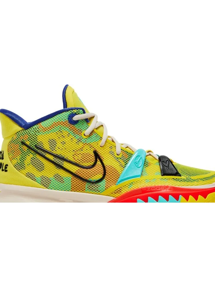 Кроссовки Nike Kyrie 7 EP '1 World 1 People' — изображение 2 из 8, желтый