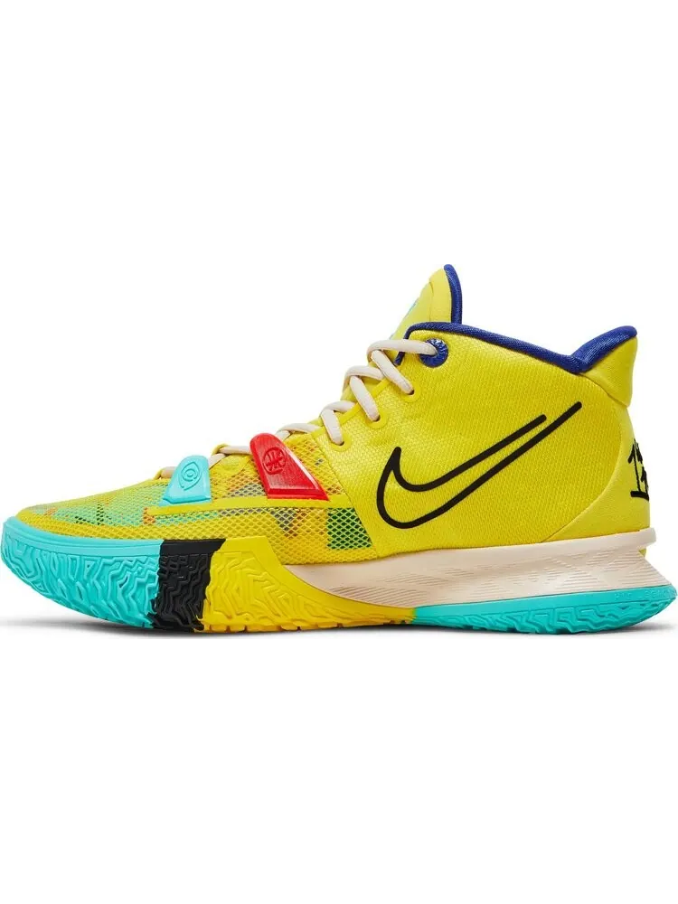 Кроссовки Nike Kyrie 7 EP '1 World 1 People' — изображение 3 из 8, желтый