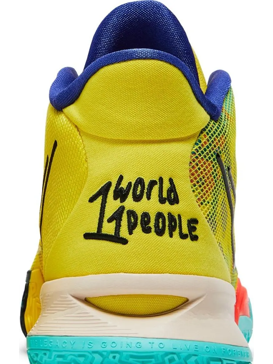 Кроссовки Nike Kyrie 7 EP '1 World 1 People' — изображение 7 из 8, желтый