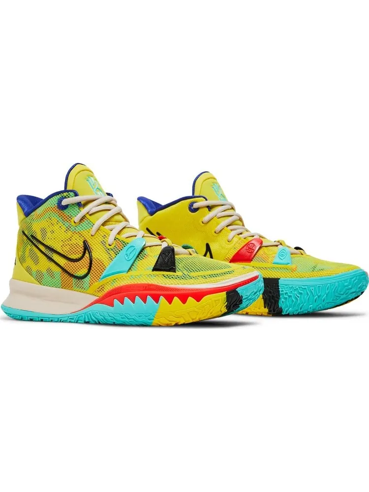 Кроссовки Nike Kyrie 7 EP '1 World 1 People' — изображение 8 из 8, желтый