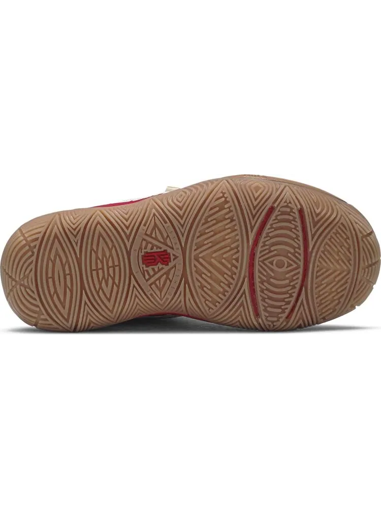 Кроссовки Nike Bandulu x Kyrie 5 PS 'Embroidered Splatters' — изображение 4 из 8, бежевый