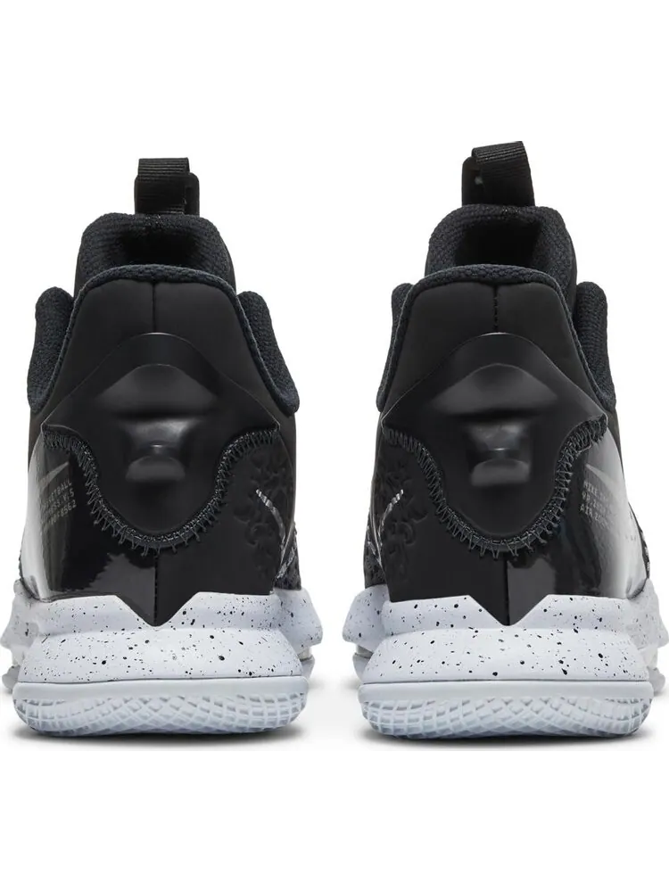 Кроссовки Nike LeBron Witness 5 'Black Metallic Silver' — изображение 6 из 8, черный