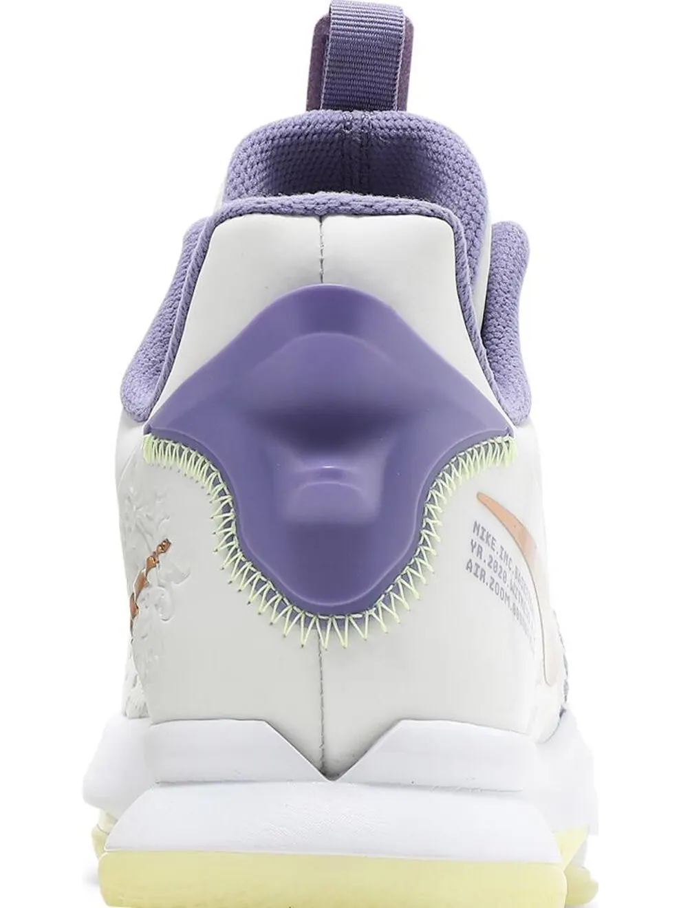 Кроссовки Nike LeBron Witness 5 'Summit White Metallic Bronze' — изображение 7 из 8, белый