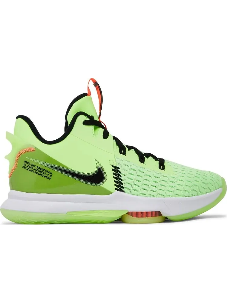 Кроссовки Nike LeBron Witness 5 'Grinch' — изображение 1 из 8, зеленый
