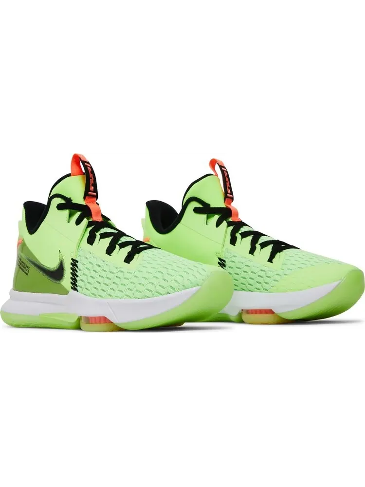 Кроссовки Nike LeBron Witness 5 'Grinch' — изображение 8 из 8, зеленый