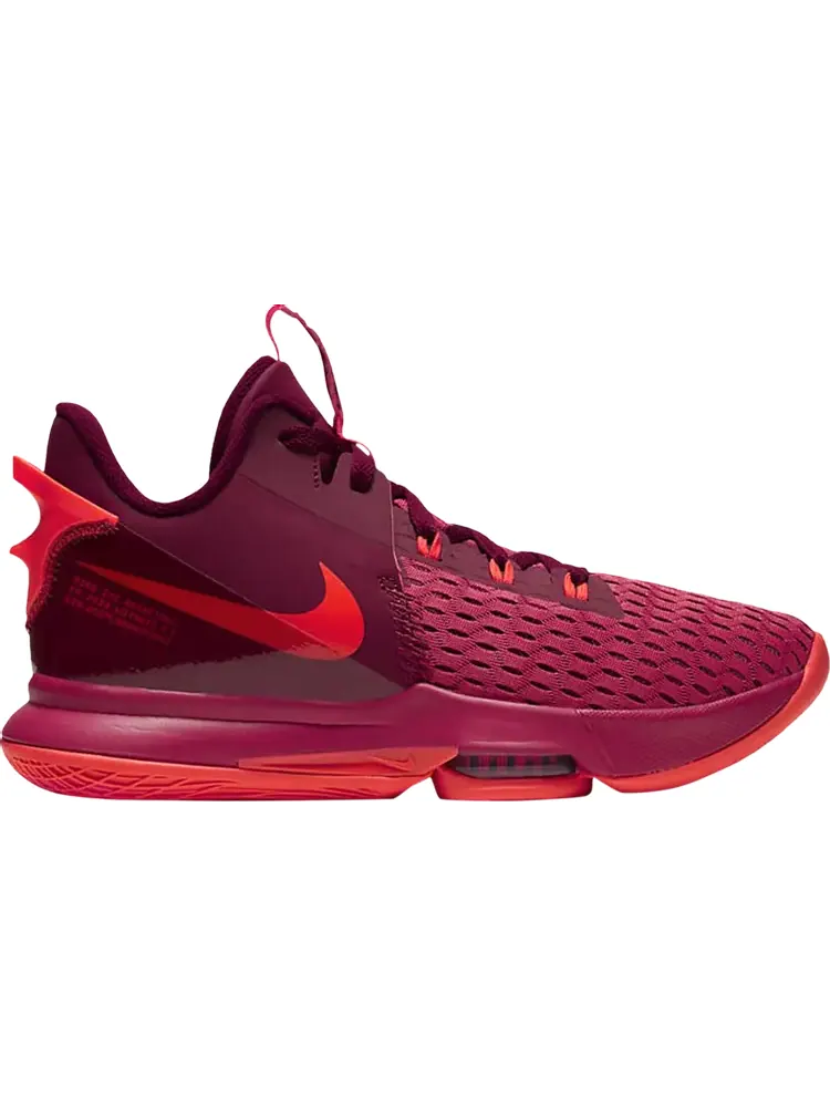 Кроссовки Nike LeBron Witness 5 'Gym Red Crimson' — изображение 1 из 1, красный