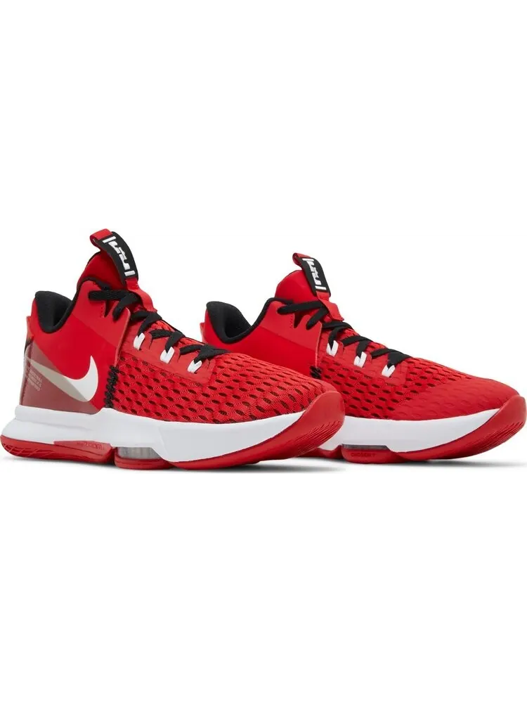 Кроссовки Nike LeBron Witness 5 'University Red' — изображение 8 из 8, красный