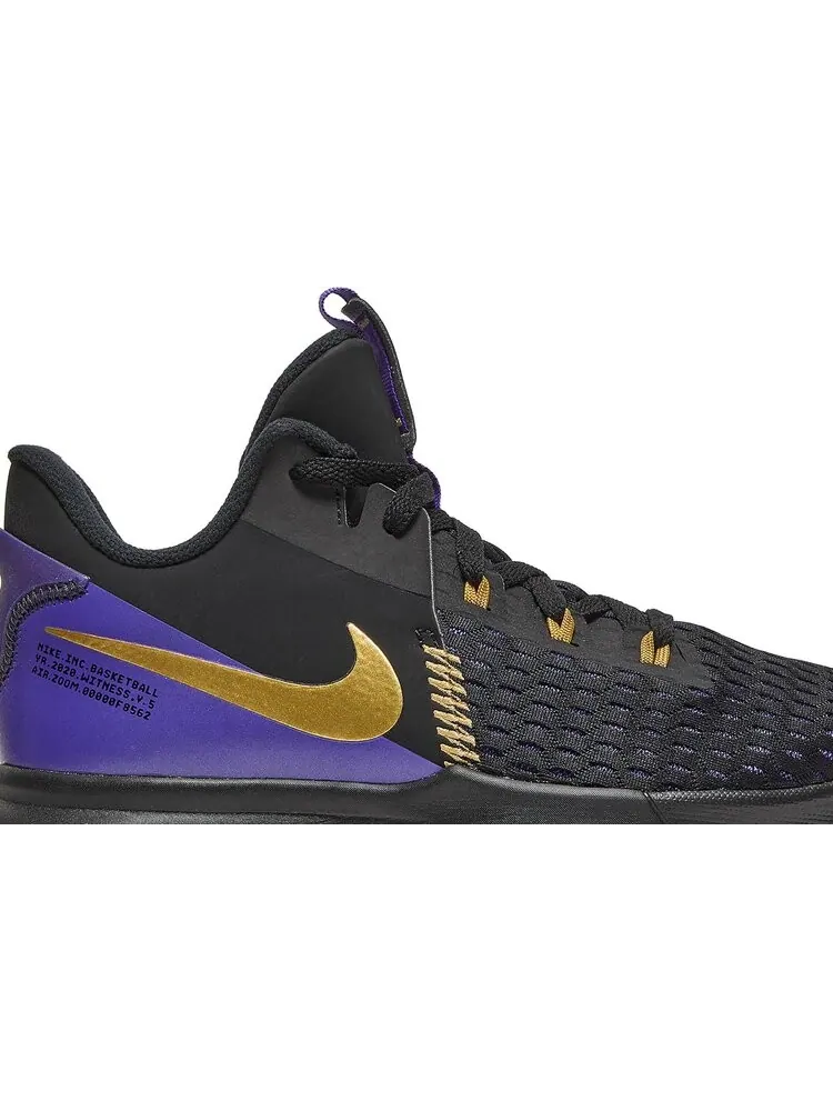 Кроссовки Nike LeBron Witness 5 EP 'Lakers' — изображение 2 из 8, черный