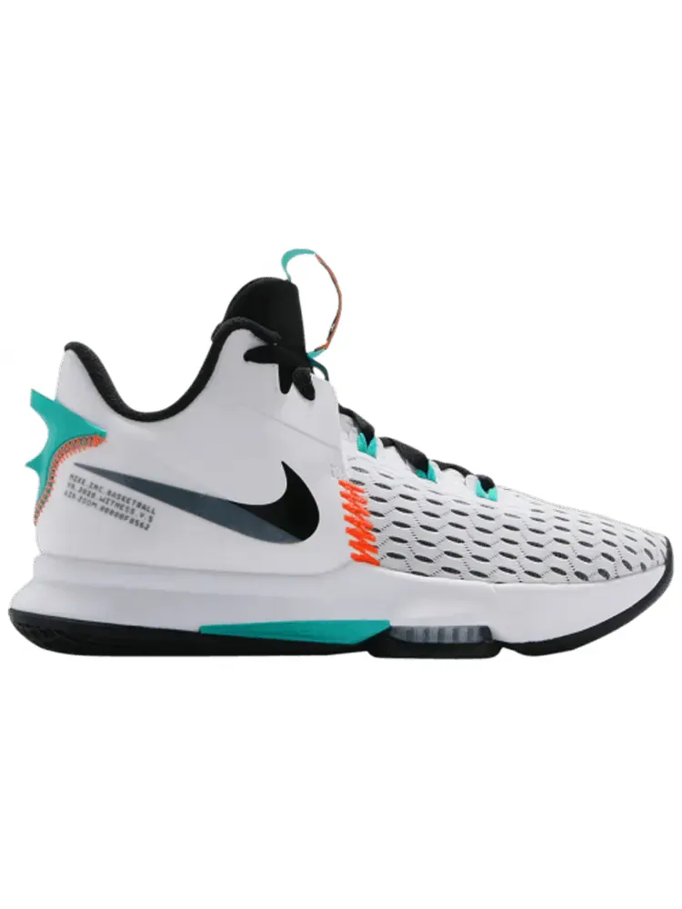 Кроссовки Nike LeBron Witness 5 EP 'Clear Jade' — изображение 1 из 1, белый