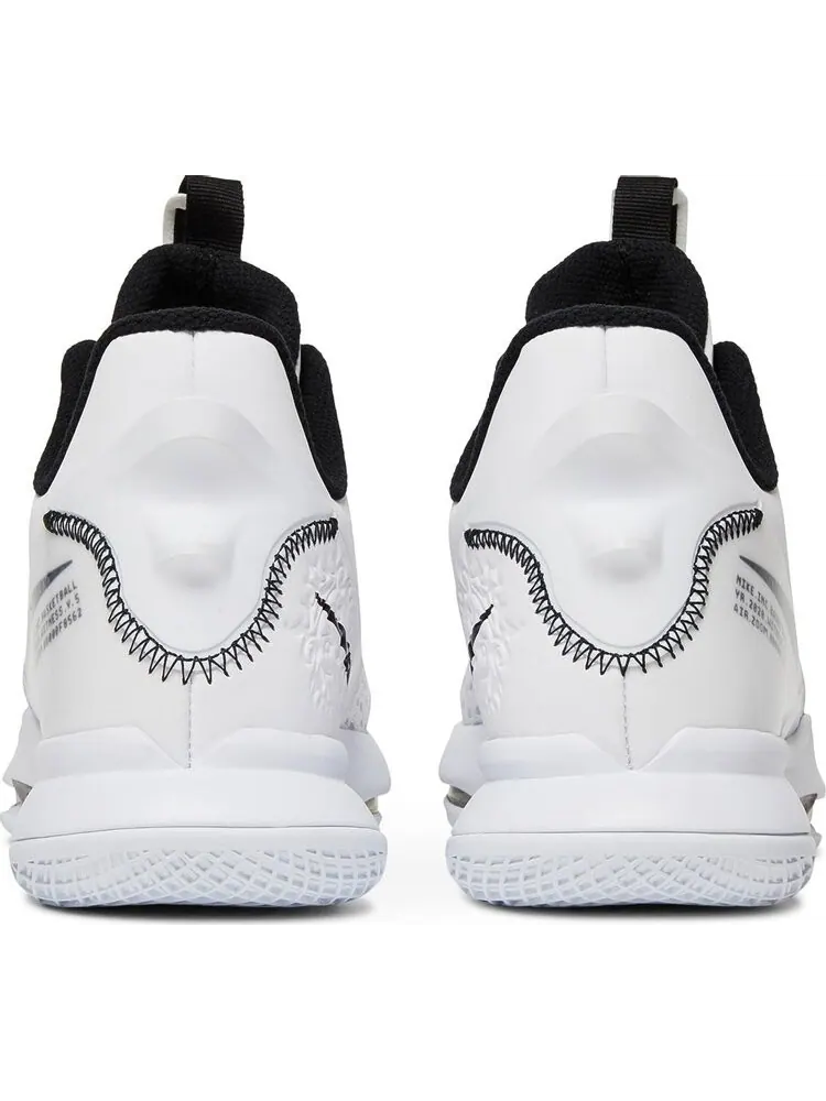 Кроссовки Nike LeBron Witness 5 EP 'White Black' — изображение 6 из 8, белый