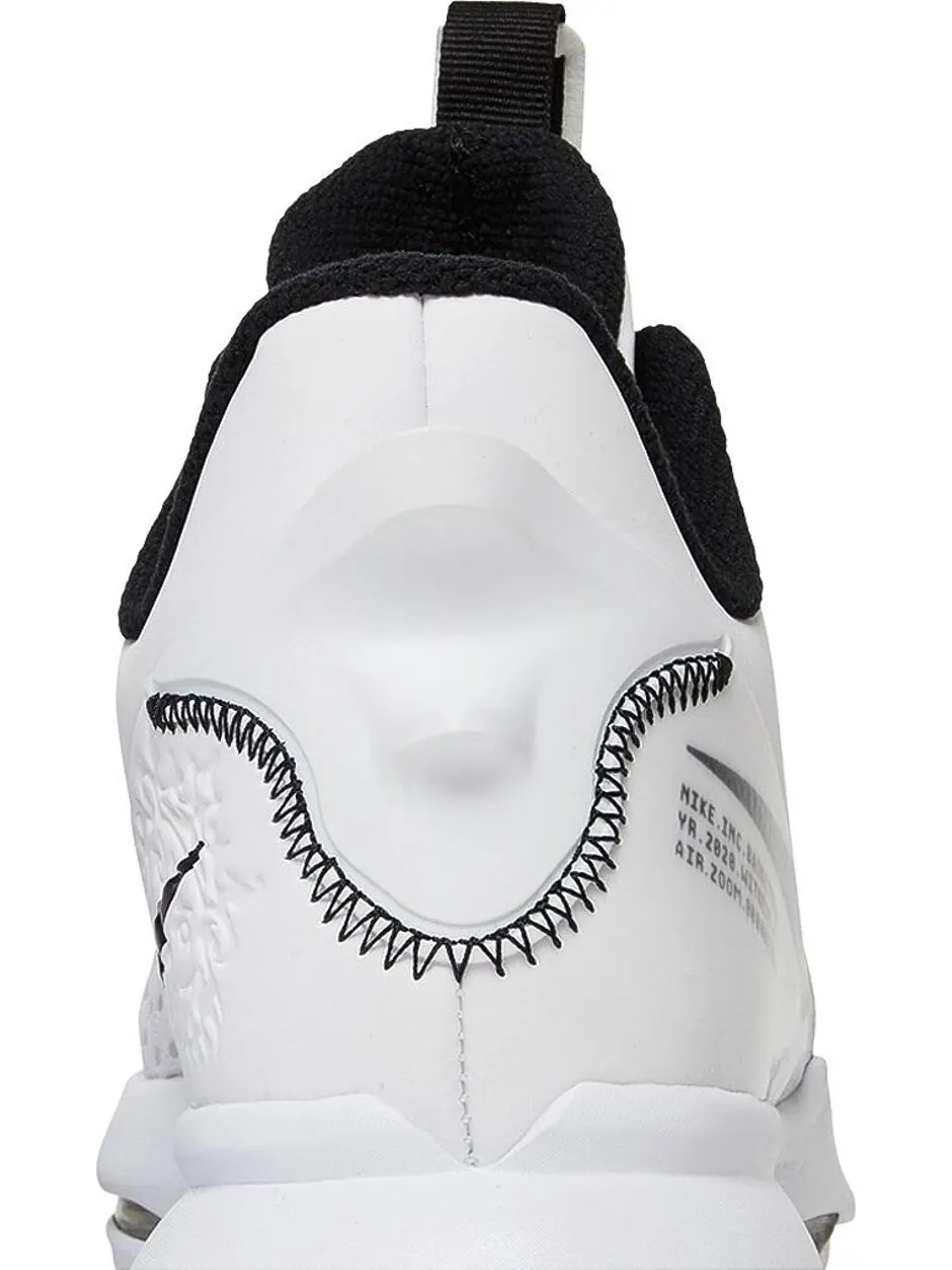 Кроссовки Nike LeBron Witness 5 EP 'White Black' — изображение 7 из 8, белый