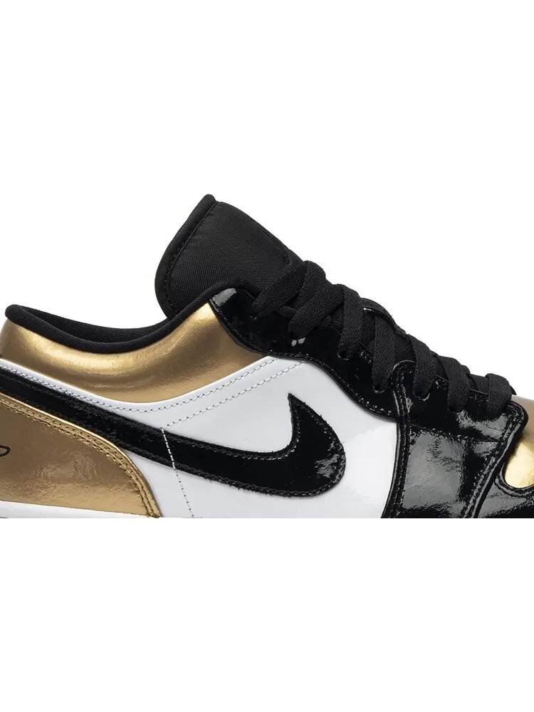 Кроссовки Air Jordan 1 Low Gold Toe — изображение 2 из 8, золото