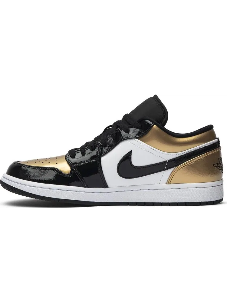 Кроссовки Air Jordan 1 Low Gold Toe — изображение 3 из 8, золото
