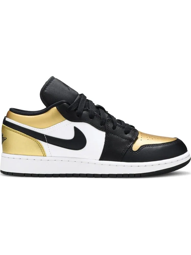 Кроссовки Air Jordan 1 Low GS Gold Toe — изображение 1 из 8, золото