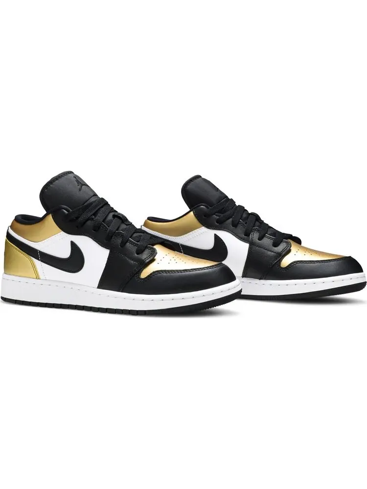 Кроссовки Air Jordan 1 Low GS Gold Toe — изображение 8 из 8, золото