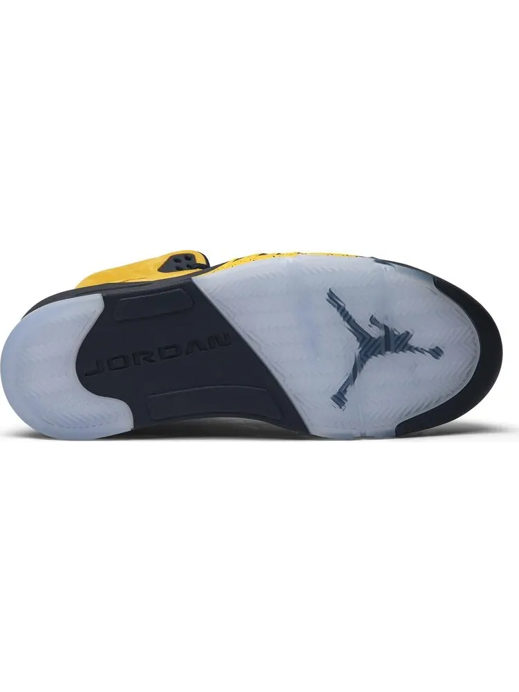 Кроссовки Air Jordan 5 Retro SP Michigan — изображение 4 из 8, желтый