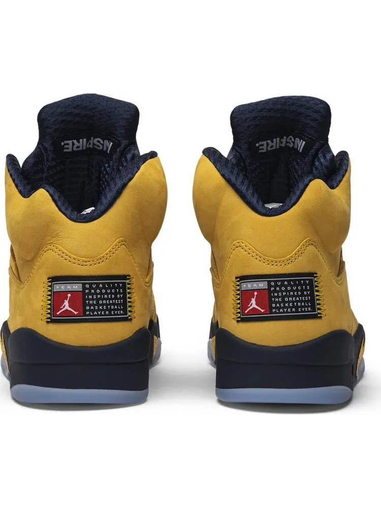 Кроссовки Air Jordan 5 Retro SP Michigan — изображение 6 из 8, желтый