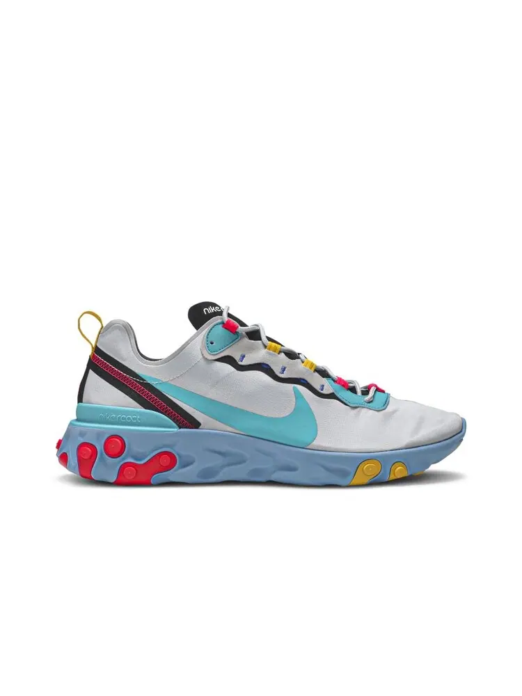 Кроссовки Nike React Element 55 'Teal Nebula' — изображение 1 из 4, серый