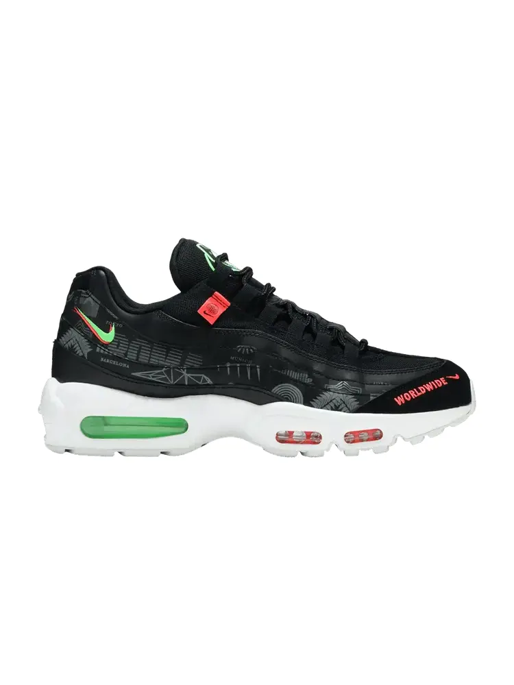 Кроссовки Nike Air Max 95 'Worldwide - Black' — изображение 1 из 9, черный