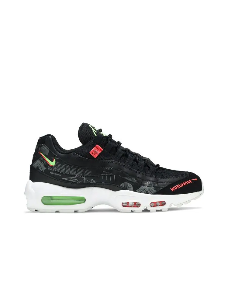 Кроссовки Nike Air Max 95 'Worldwide - Black' — изображение 2 из 9, черный