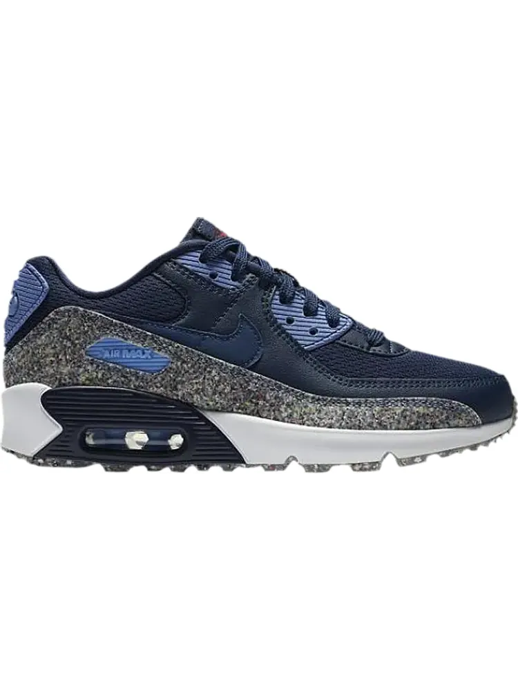 Кроссовки Nike Air Max 90 SE GS 'Midnight Navy Speckled' — изображение 1 из 1, синий