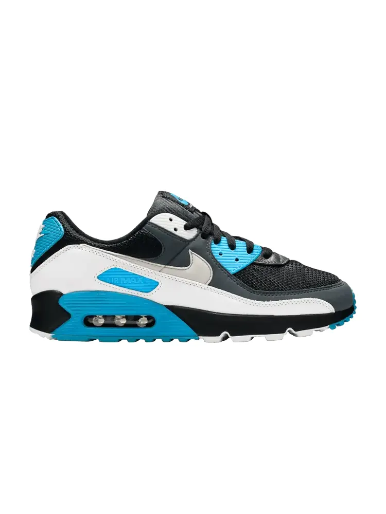 Кроссовки Nike Air Max 90 'Black Blue' — изображение 1 из 9, синий