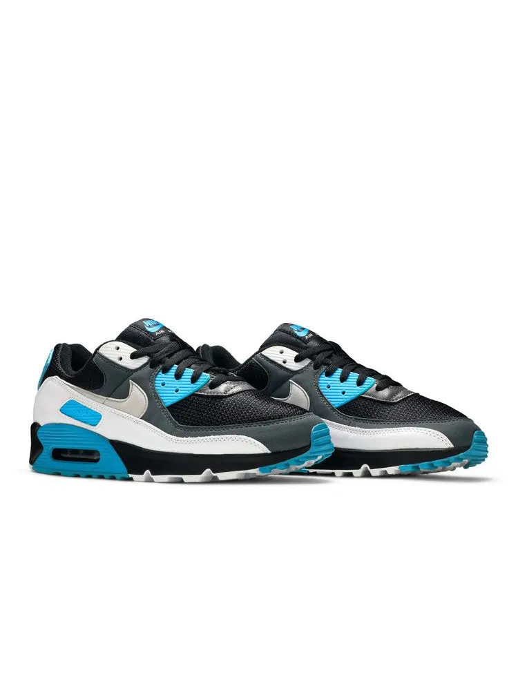 Кроссовки Nike Air Max 90 'Black Blue' — изображение 9 из 9, синий