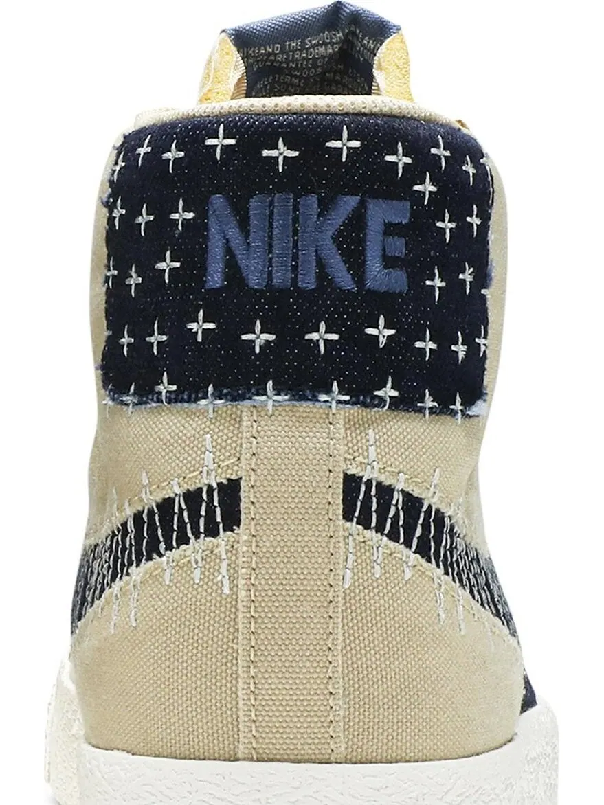 Кроссовки Nike Blazer Mid SB 'Sashiko Pack - Sesame' — изображение 7 из 8, коричневый