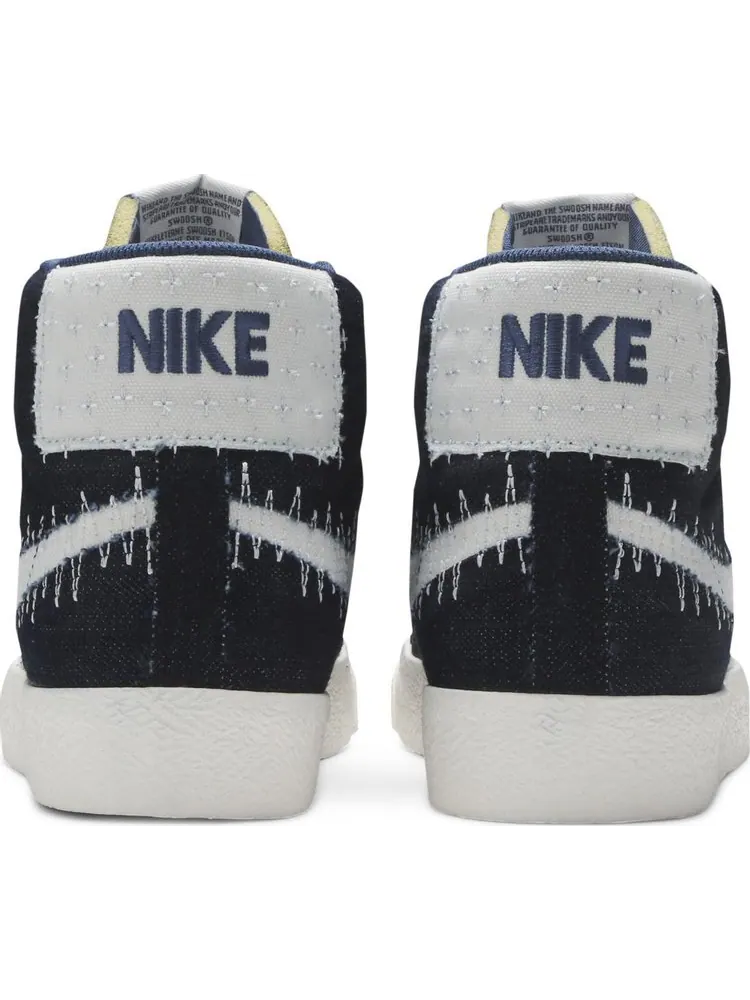 Кроссовки Nike Blazer Mid SB 'Sashiko Pack - Mystic Navy' — изображение 6 из 8, синий