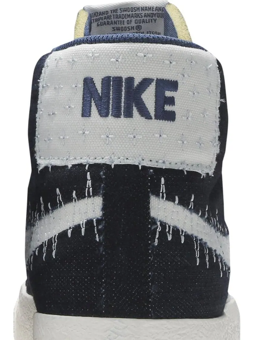 Кроссовки Nike Blazer Mid SB 'Sashiko Pack - Mystic Navy' — изображение 7 из 8, синий
