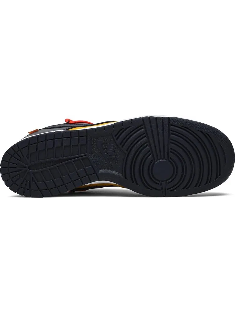 Кроссовки Nike Off-White x Dunk Low 'University Gold' — изображение 4 из 8, золото