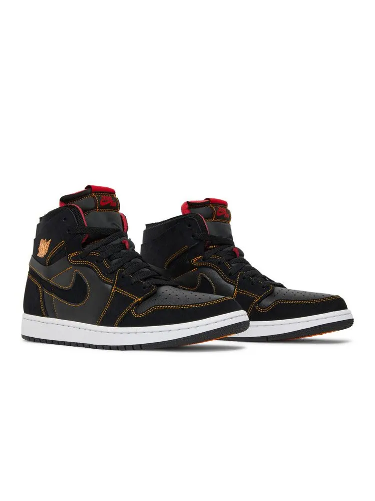 Кроссовки Air Jordan Air Jordan 1 High Zoom Comfort 'Citrus' — изображение 9 из 9, черный//красный/белый