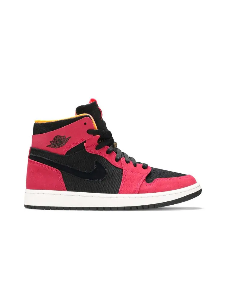 Кроссовки Air Jordan Air Jordan 1 High Zoom Comfort 'Fireberry' — изображение 2 из 9, розовый/белый/черный