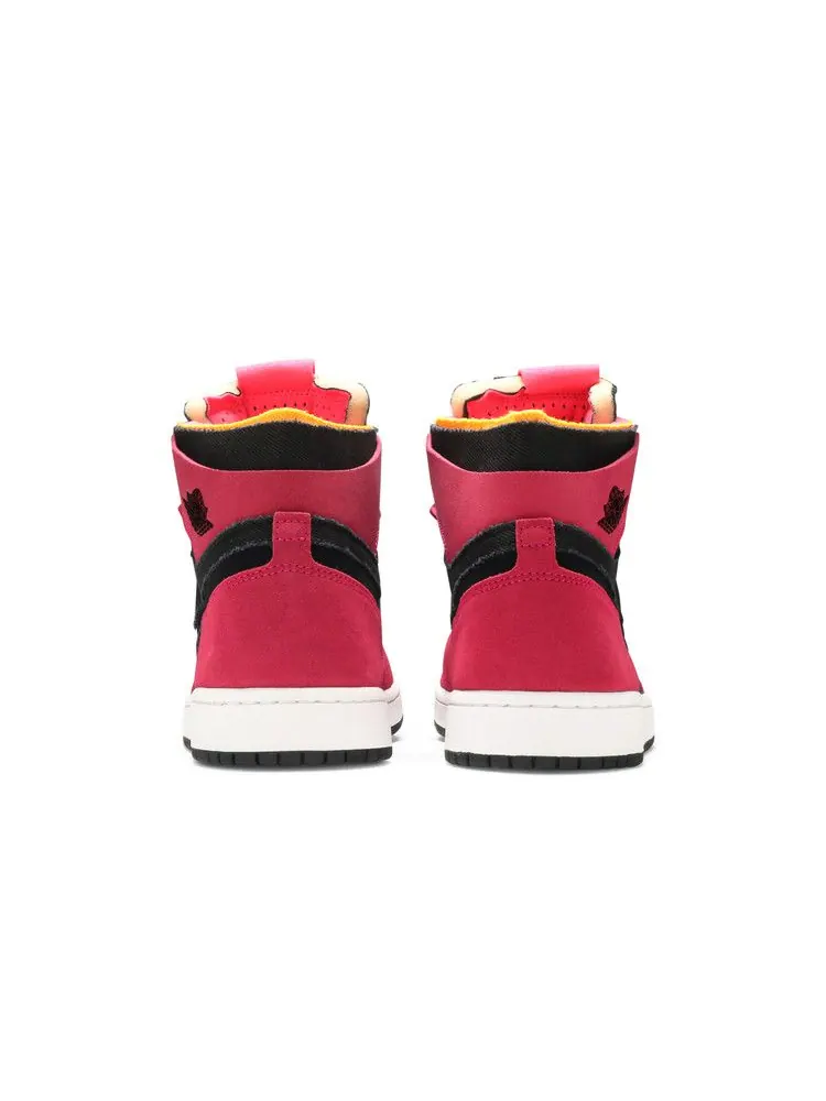 Кроссовки Air Jordan Air Jordan 1 High Zoom Comfort 'Fireberry' — изображение 7 из 9, розовый/белый/черный