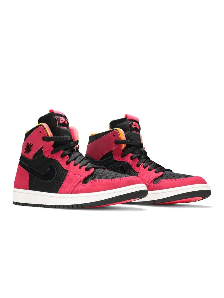 Кроссовки Air Jordan Air Jordan 1 High Zoom Comfort 'Fireberry' — изображение 9 из 9, розовый/белый/черный