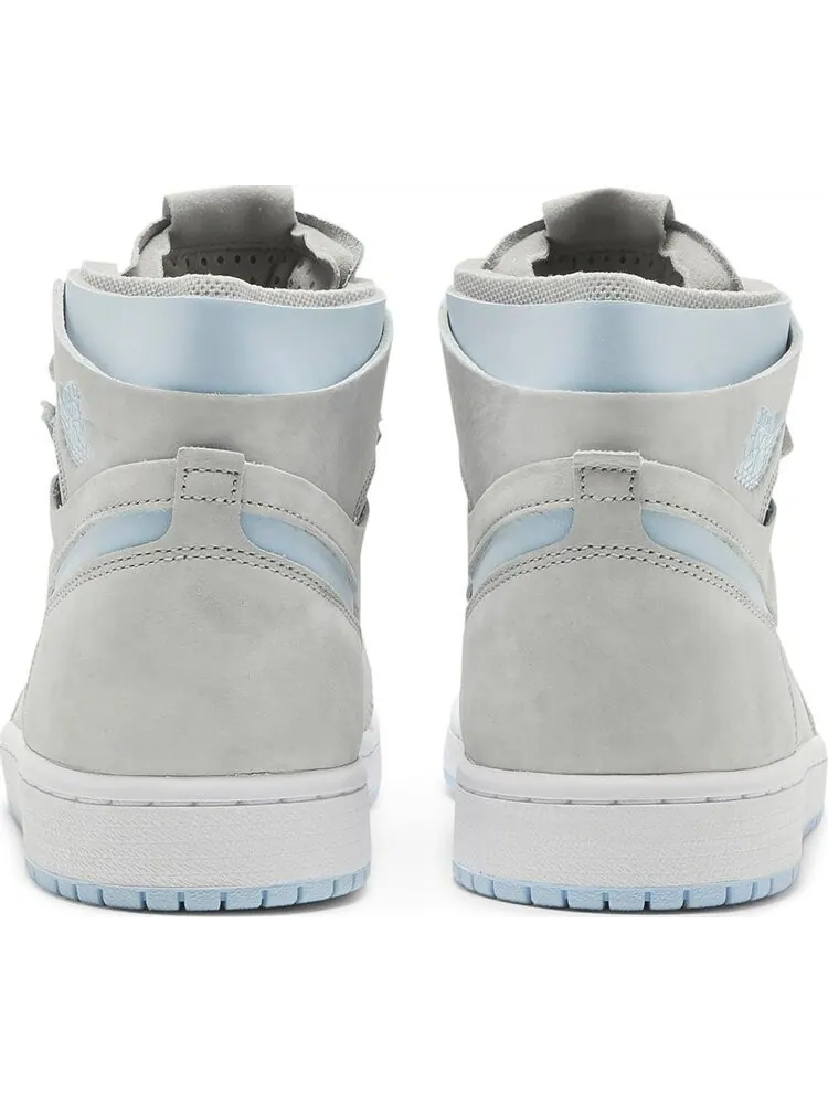 Кроссовки Wmns Air Jordan 1 High Zoom Comfort Cool Grey Light Blue — изображение 6 из 8, серый