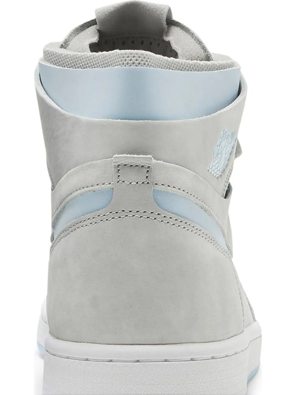 Кроссовки Wmns Air Jordan 1 High Zoom Comfort Cool Grey Light Blue — изображение 7 из 8, серый