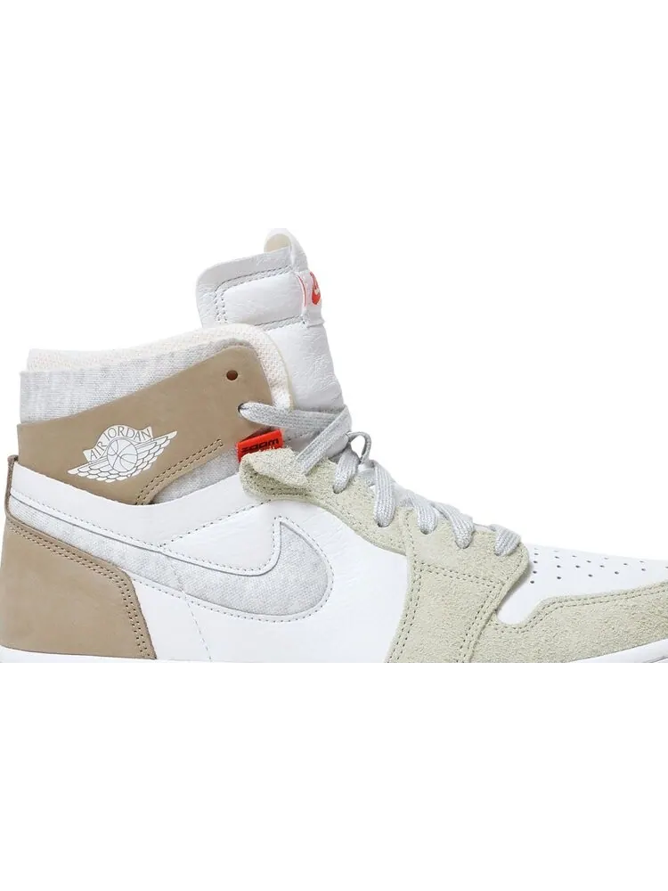 Кроссовки Wmns Air Jordan 1 High Zoom Comfort Olive Aura — изображение 2 из 8, белый