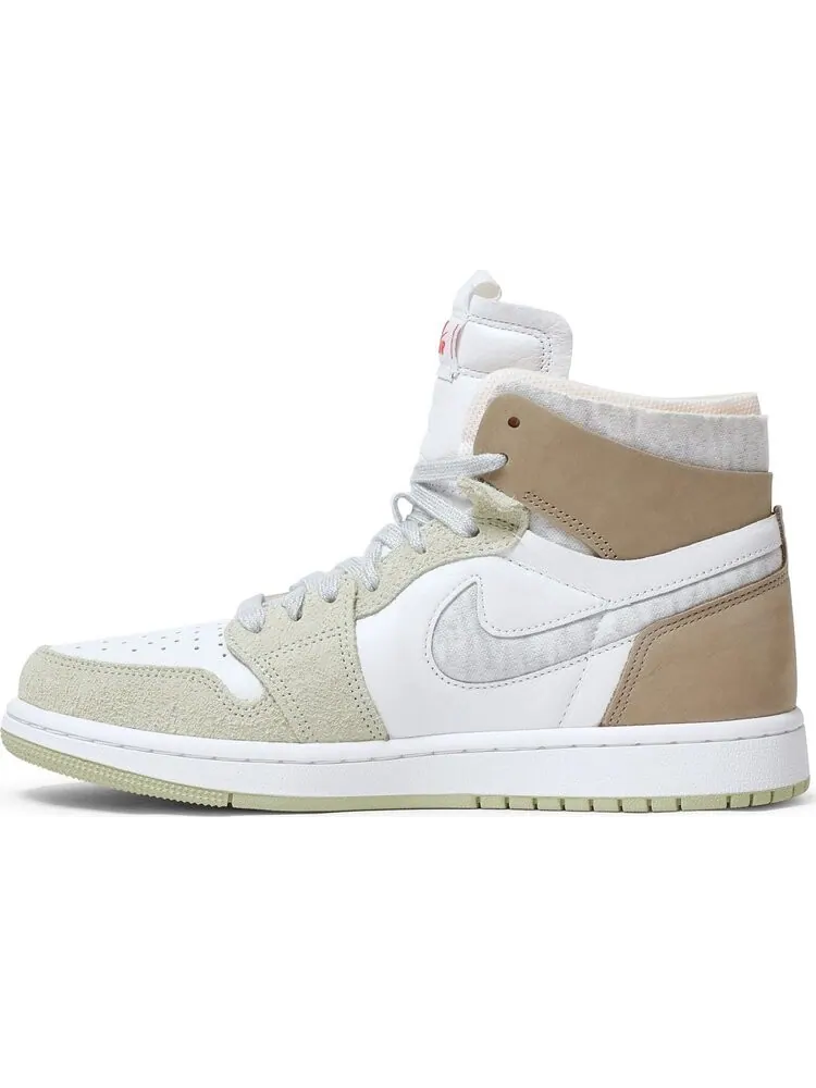 Кроссовки Wmns Air Jordan 1 High Zoom Comfort Olive Aura — изображение 3 из 8, белый
