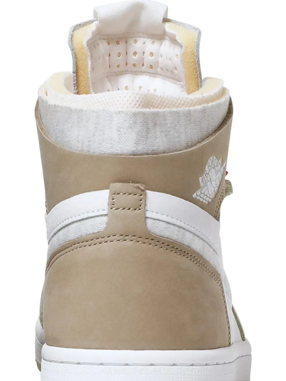 Кроссовки Wmns Air Jordan 1 High Zoom Comfort Olive Aura — изображение 7 из 8, белый