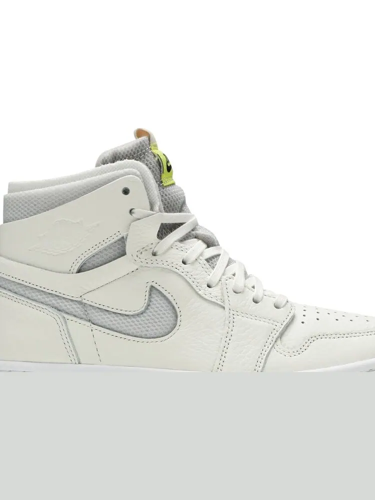 Кроссовки Wmns Air Jordan 1 High Zoom Pearl White — изображение 2 из 8, белый