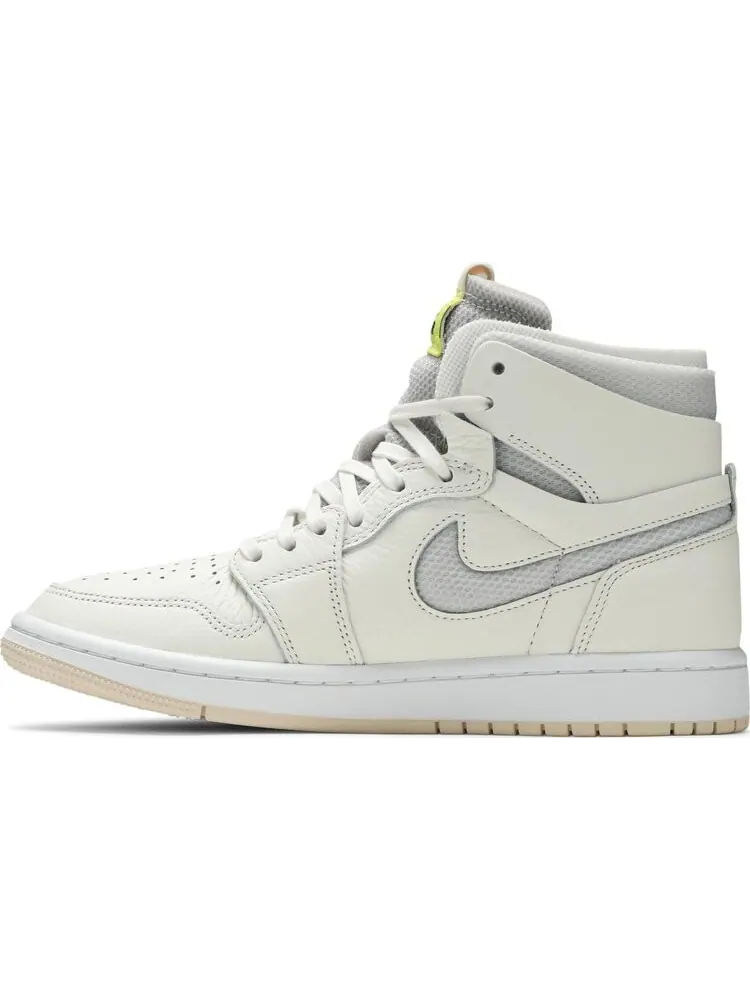Кроссовки Wmns Air Jordan 1 High Zoom Pearl White — изображение 3 из 8, белый