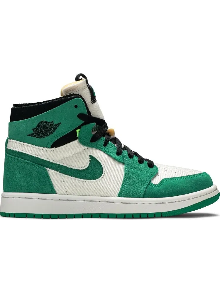 Кроссовки Wmns Air Jordan 1 High Zoom Comfort Stadium Green — изображение 1 из 8, белый
